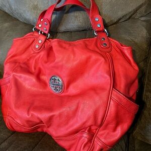Red Leather Women's Bag